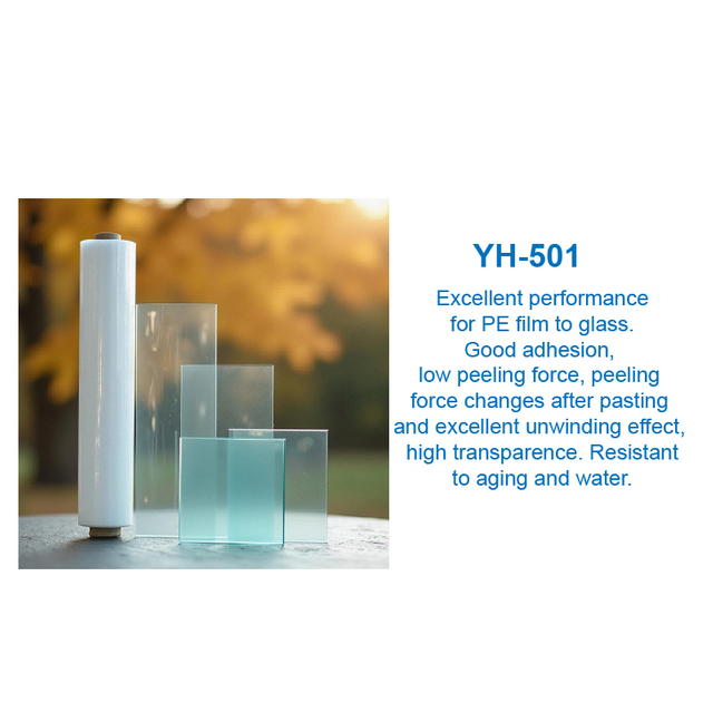 Adhésifs à base d'eau pour la protection du verre YH-501 