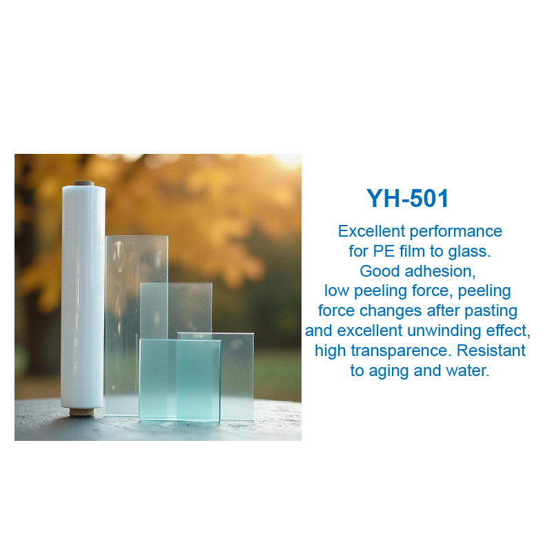 Adhésifs à base d'eau pour la protection du verre YH-501 